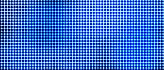 Mesmerizing blue halftone pattern creates a textured background ideal for abstract concepts and modern designs.