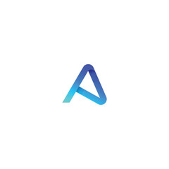 A letter clothing brand logo