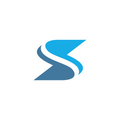 letter S cut logo