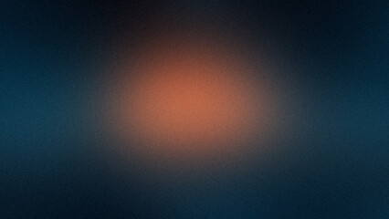 Abstract Textured Background: Dark Blue to Burnt Orange Gradient, Subtle Noise, Moody Atmosphere