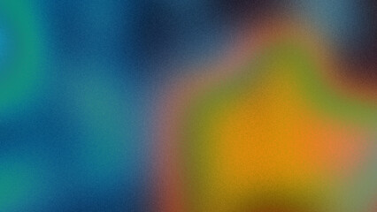 Abstract Teal Orange Gradient Texture: Soft, Blurry, Textured Background