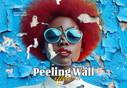 Peeling Wall Photo Effect