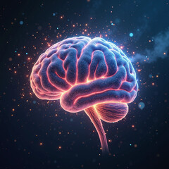 3D rendered illustration of human brain