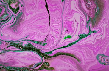 Marble abstract acrylic background. Marbling artwork texture. Agate ripple pattern. Gold powder.