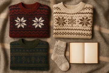 Cozy winter sweaters and book knitwear fAIr isle