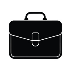 Briefcase Outline Icon Vector Illustration
