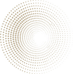 Abstract grunge halftone circular dot pattern white background