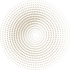 Abstract grunge halftone circular dot pattern white background