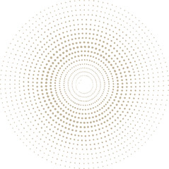 Abstract grunge halftone circular dot pattern white background