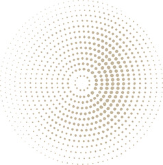 Abstract grunge halftone circular dot pattern white background
