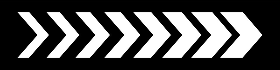 colourful arrow. dynamic moving arrow representing speed, acceleration, fast. transparent png and vector illustration.