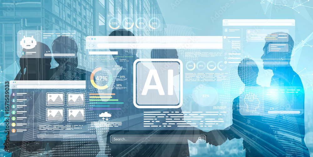 Poster ai assistant with llm, big data, machine learning, and generative ai powers prompt engineering and s