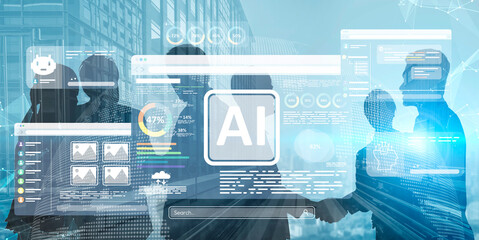 AI assistant with LLM, big data, machine learning, and generative AI powers prompt engineering and...