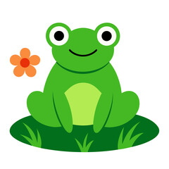 frog on a leaf