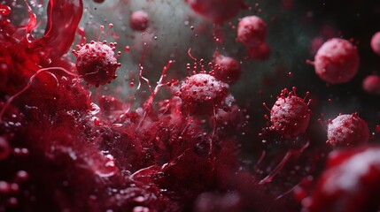 Visualizing the Intense Microscopic Battle Between Bacteria and Viruses in the Human Body