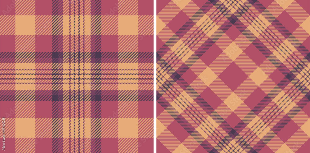 Poster warm plaid patterns offer visual interest. textures of classic tartan designs are suitable for texti