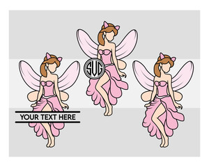 Fairy SVG Silhouette Bundle, Fairy Silhouette, Butterfly Svg, Magical Svg, Fairy Cartoon, Fairy Png, Fairy Svg Images, Cut Files
