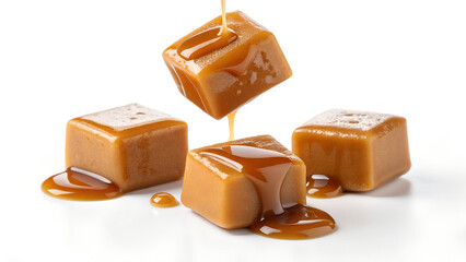 A delicious chocolate bar on a white background, isolated and ready to be a sweet snack or dessert