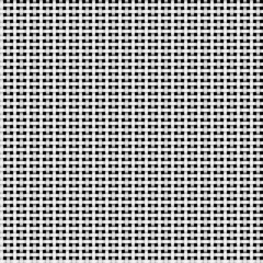 Seamless black and white woven texture – editable repeating square pattern with fabric-like grid structure