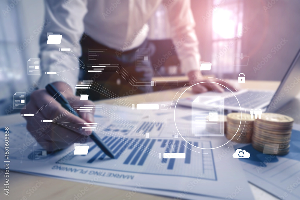 Poster digital document management system streamlines file access, document sharing, document tracking, and
