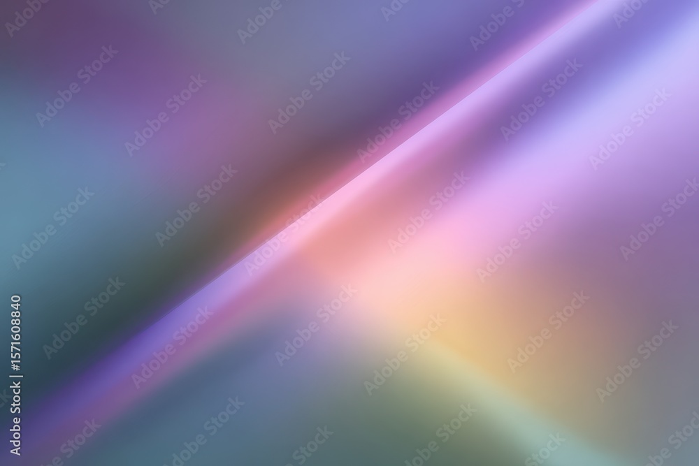 Poster abstract gradient light art displaying smooth transitions of color, creating an ethereal and calming