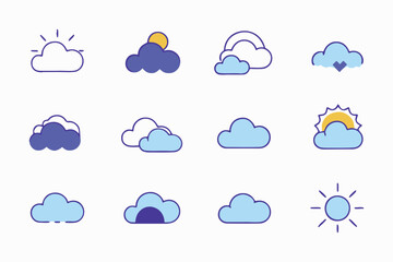 cloud icon vector art