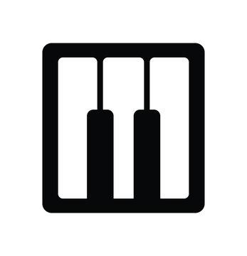 Music Logo with letter M, music note and musical instrument. Music Logo typography with icon designed.