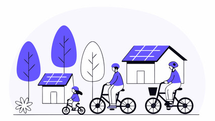 Family Cycling on the Road in Vector Illustration
Vector Artwork of a Family Enjoying a Bike Ride
Joyful Cycling: Family Adventure on the Road in Vector Design