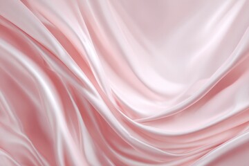 Obraz premium Soft pink fabric flows gently, creating an elegant texture perfect for design and decor