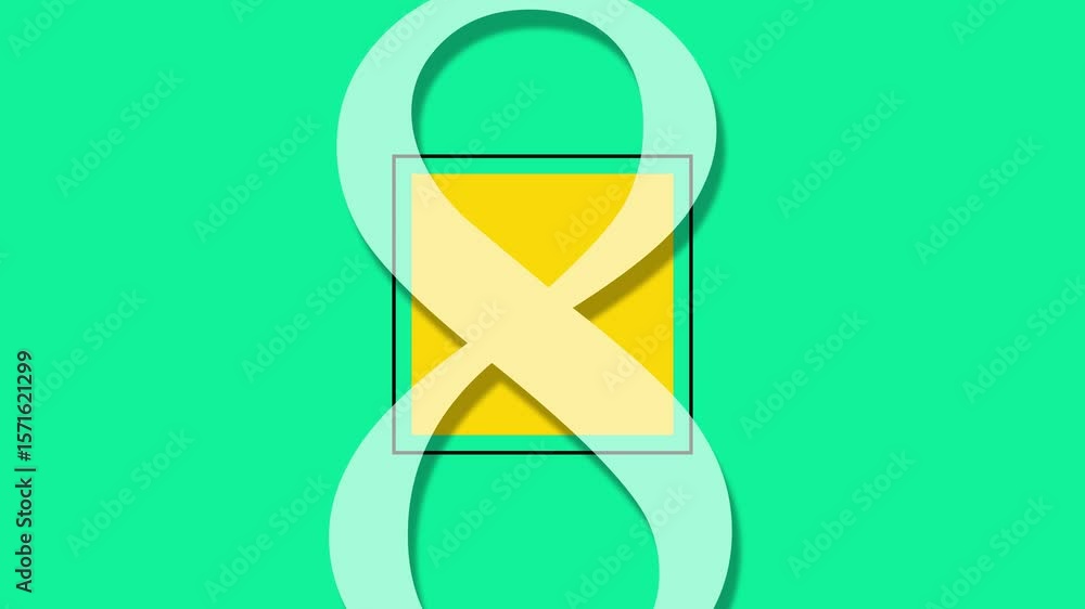 Fototapete countdown timer from 10 to 0 seconds, simple countdown animation. transparent background with alpha 