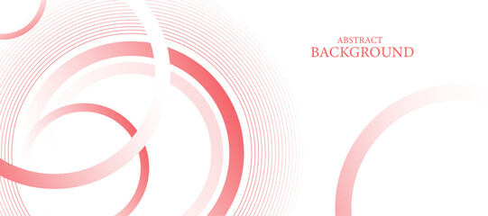 red circular lines decorative abstract digital futuristic white background vector illustration,creative and modern cover,card and wallpaper design element.