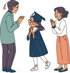 Parents Explaining to Kids – Outdoor Parenting Communication Concept