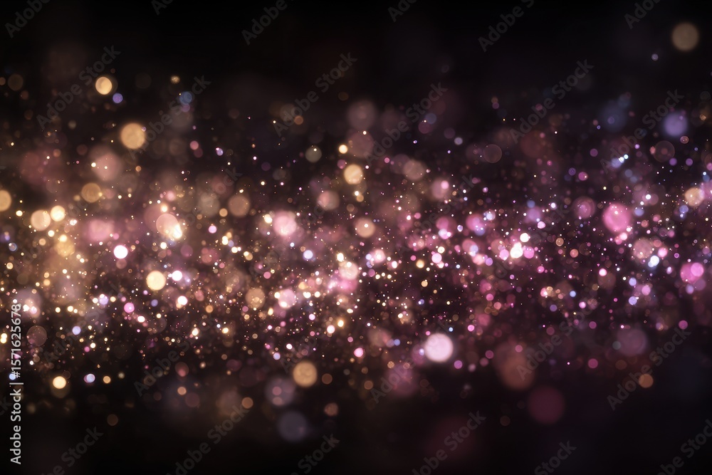 Poster vibrant sparkling light creates a dreamy abstract background that captivates the imagination with it