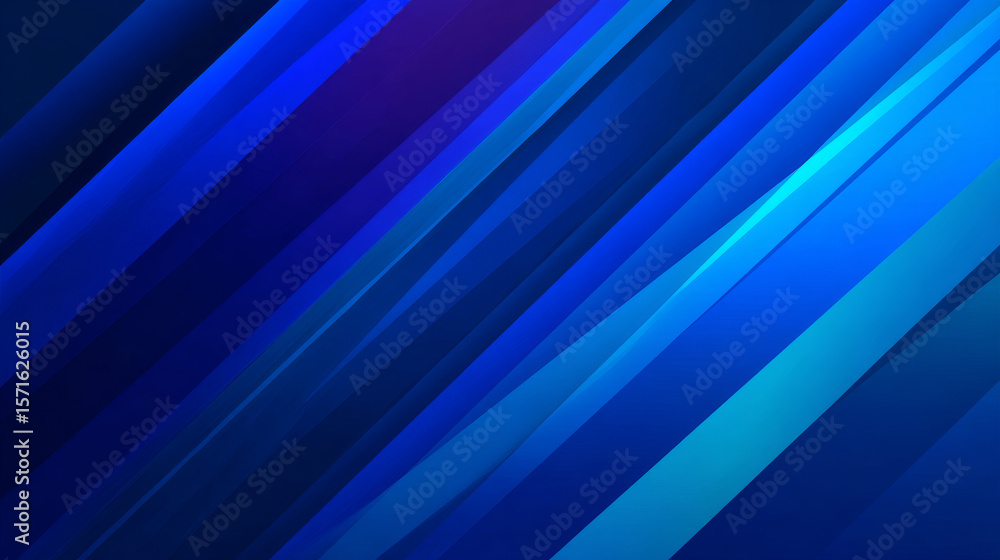 Poster abstract blue background with diagonal lines. dynamic shapes composition. vector illustration