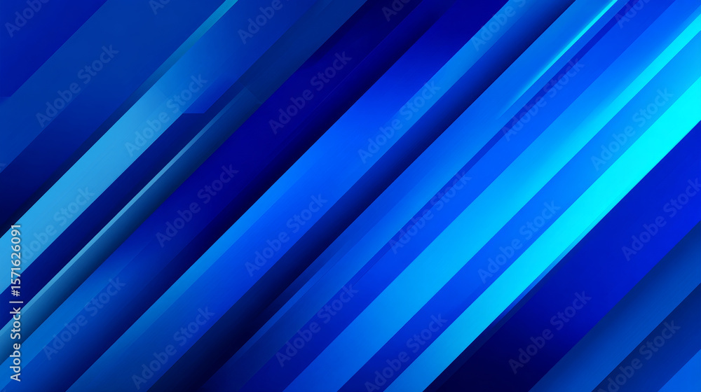 Poster abstract blue background with diagonal lines. dynamic shapes composition. vector illustration