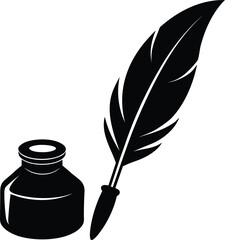 feather and ink