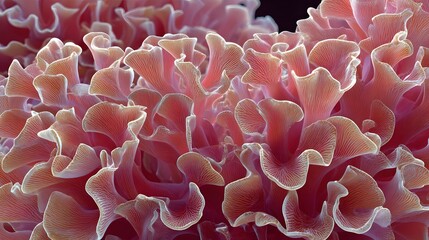 Intricate Close-Up of Clove Coral Showcasing Vibrant Polyps and Colorful Underwater Life