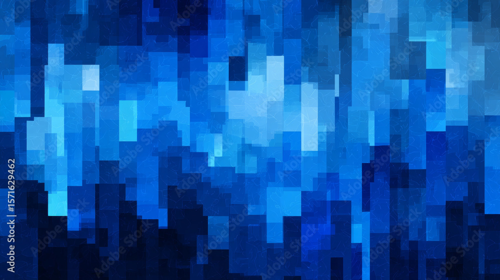 Poster blue tech finance fintech background abstract pixel pattern. abstract business tech science vector b
