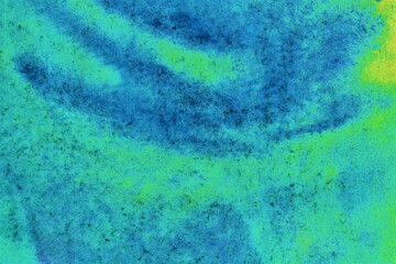 abstract blue background with grunge texture and watercolor brush strokes