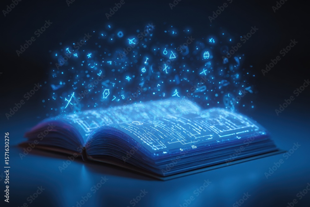 Poster exploring electronic book reading for mastering new ski techniques in a modern study environment