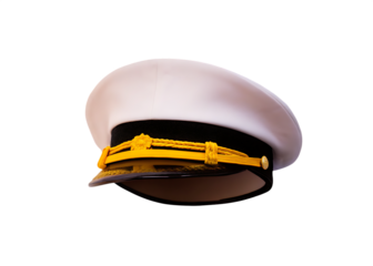  pilot hat isolated on white background PNG, AI GENERATED