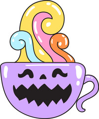Adorable ghost has a love for books and a cozy Halloween feel