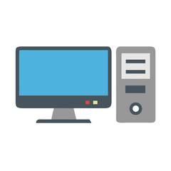 vector computer monitor