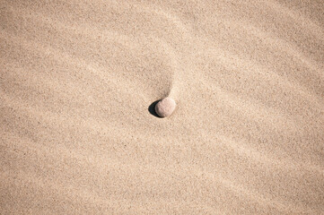 Clean  sand with small pebble as background