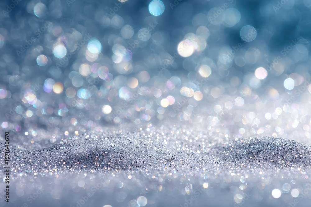 Poster white glittery background with shiny sparkles creating a dreamy atmosphere suitable for festive desi