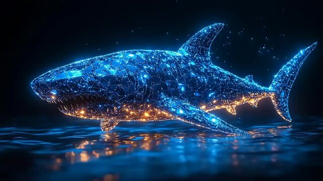 Abstract shark design