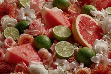 vibrant summer color palettes showcase bright and bold hues like watermelon mandarin lemon and lime