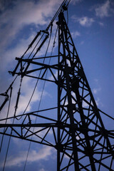 high voltage power lines 