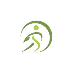 Green sport logo