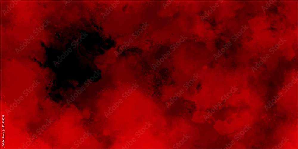 Poster abstract red and black cloud texture with smoky, diffuse edges and dark central patches. fiery nebul
